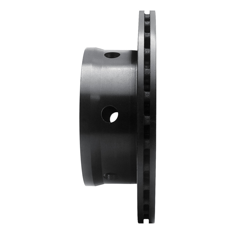 Dodge Sprinter 3500 Brake Rotor (1) - Rear Right - R1 Concepts - Drilled & Slotted - Black - `02-`06